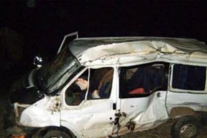 &Ccedil;in'de minib&uuml;s u&ccedil;uruma d&uuml;şt&uuml;: 12 &ouml;l&uuml;