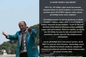 TRT'den Star'a ilgin&ccedil; mesaj: O gemi neden gelmedi?