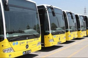 İETT otob&uuml;sleri &ouml;zel ila&ccedil;larla dezenfekte ediliyor