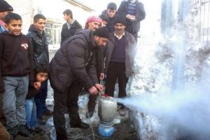 Donan şebekeye d&uuml;d&uuml;kl&uuml; tencereli &ccedil;&ouml;z&uuml;m