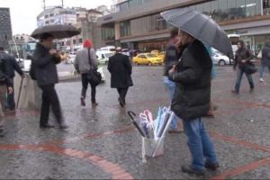 İstanbul'da yağmur