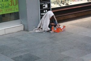 Suriyeli sığınmacılar sokaklarda
