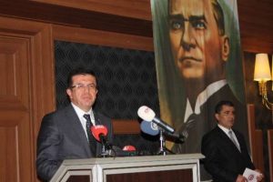 Bakan Zeybekci'den işadamlarına &ccedil;ağrı