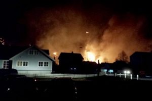 Norve&ccedil;'teki yangın korkutuyor