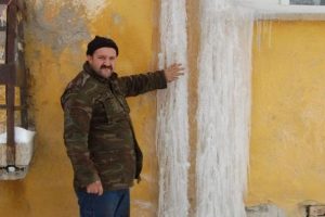 Muş buz kent oldu