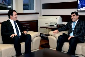 D&uuml;ndar'dan Sabri Durmuşlar'a hayırlı olsun ziyareti