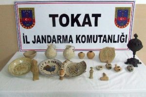 Tokat'ta tarihi eser operasyonu