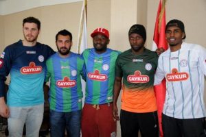 &Ccedil;.Rizespor transferlerini tanıttı