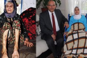Yaşlı &ccedil;ift sıcak yuvaya kavuştu