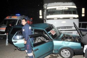 İmdadına itfaiye yetişti