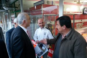 Tatlıoğlu esnafın sorunlarını dinledi