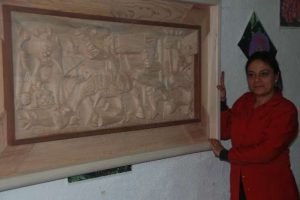 Picasso'nun eseri ahşapla buluştu