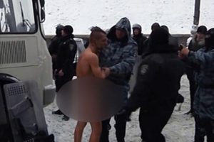 Ukrayna'dan şok g&ouml;r&uuml;nt&uuml;ler