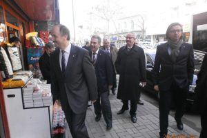 Ali Yazır Teyyareci esnafı dinledi
