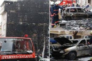 &Uuml;sk&uuml;dar'da yangın
