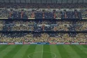 Real Madrid taraftarlarından Ronaldo'ya koreografi