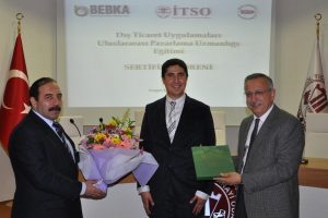İTSO &uuml;yelerine sertifika