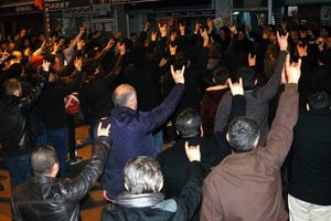 Silahlı saldırı protesto edildi