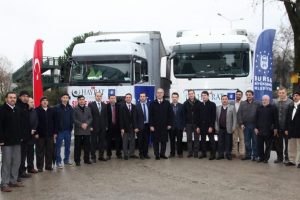 B&uuml;y&uuml;kşehir'den Suriye'ye yardım TIR'ı