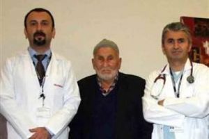 95 yaşında ameliyatla sağlığına kavuştu
