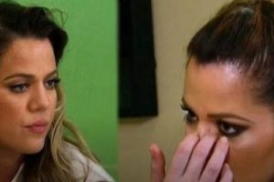 Khloe Kardashian'ın g&ouml;zyaşları