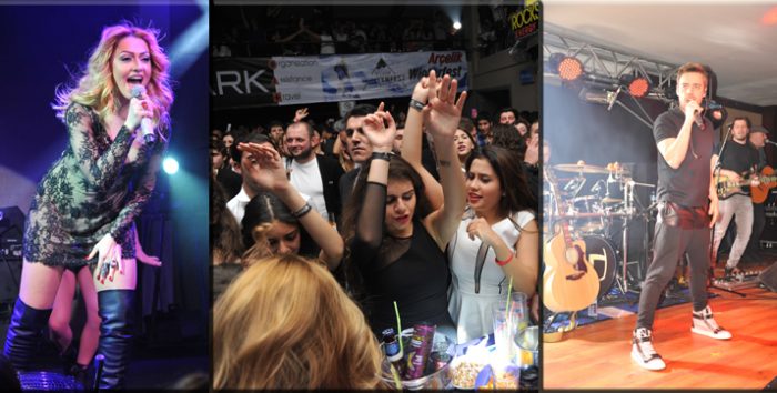 Uludağ'da Hadise ve Muratt Dalkılı&ccedil; r&uuml;zgarı esti...