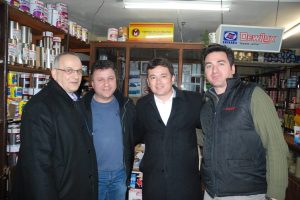 Başkan adayları Santral Garaj ve Uluyol esnafını ziyaret etti