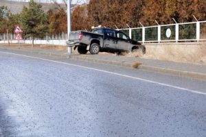 Sivas'ta buzlanma kazası