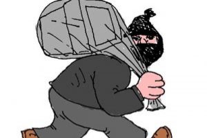 B&ouml;yle şaşkın hırsız g&ouml;rmediniz!