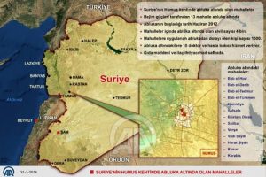 Humus'ta 4 bin kişi abluka altında