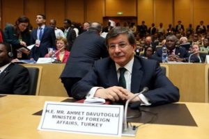 T&uuml;rkiye'yi, Dışişleri Bakanı Davutoğlu temsil etti