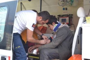 "Acil hastam var" diyerek kaza yerini terk etti