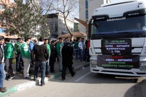 Bursaspor taraftarından Suriye'ye bir TIR  yardım