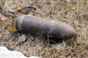Kırsal b&ouml;lgede patlamamış havan mermisi bulundu
