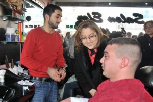 Fatma Şahin'den esnaf ziyareti