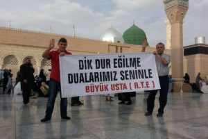 Kutsal topraklardan Erdoğan'a destek