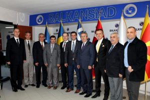 Arif Bayrak BALKANSİAD'ı ziyaret etti