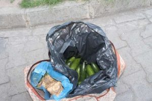 Ş&uuml;pheli paketten 'hıyar' &ccedil;ıktı