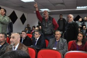 'Hep siz konuşuyorsunuz sayın bakanım'