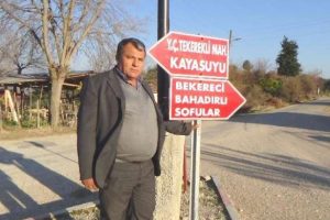 Adres tarif etmekten sıkılınca