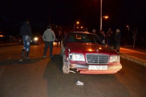 Otomobil ile motosiklet &ccedil;arpıştı: 1 yaralı