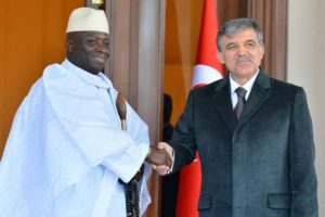 G&uuml;l'den Gambiya'ya Kıbrıs teşekk&uuml;r&uuml;