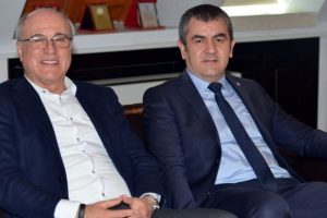 Remzi Cinoğlu başkan K&ouml;r&uuml;stan'ı ziyaret etti