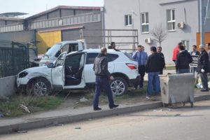 Bursa'da  kaza saniye saniye g&ouml;r&uuml;nt&uuml;lendi