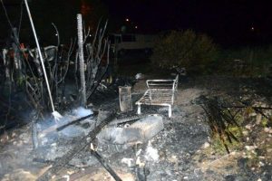 Karavanı yakan şahıs hırsızlıktan tutuklandı