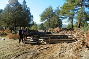 Harmancık  Eko Turizm Projesi'ne ilk kazma vuruldu