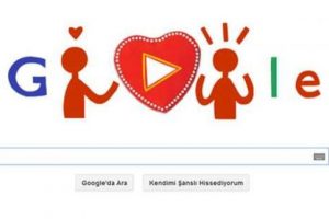 14 Şubat Sevgililer G&uuml;n&uuml; Doodle S&uuml;rprizi!