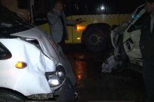 Yağmur kaza getirdi:2 yaralı