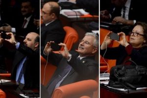 Bunu g&ouml;ren Ak Partililer telefon sarıldı