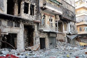 Varil bombaları Halep'i harabeye &ccedil;evirdi